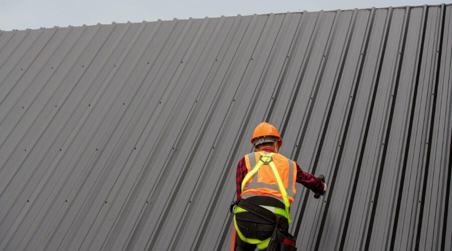 Professional metal roof installation services in Only, TN